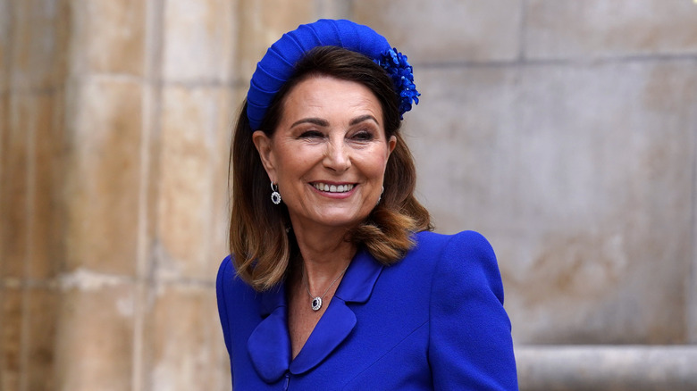 Carole Middleton smiling 