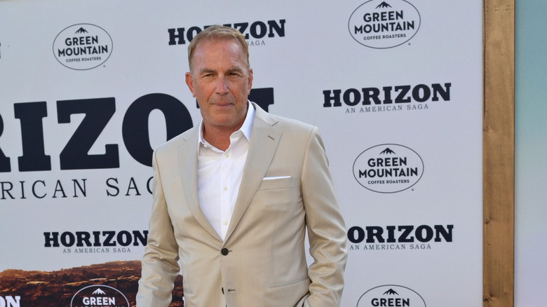 Kevin Costner at a Horizon: An American Saga red carpet event