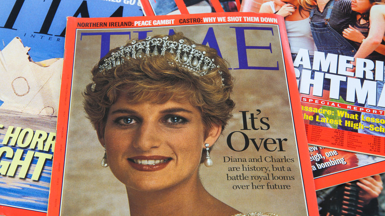 Princess Diana on magazine cover