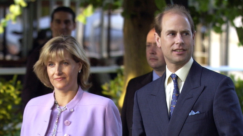 Sophie and Prince Edward in 2003