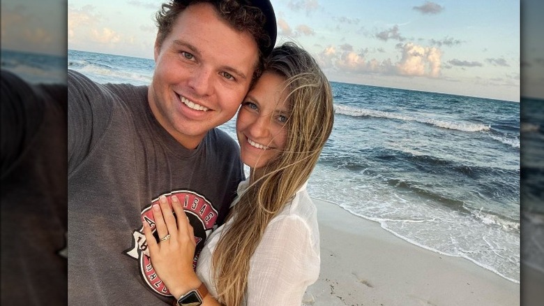 Jeremiah and Hannah Duggar beach