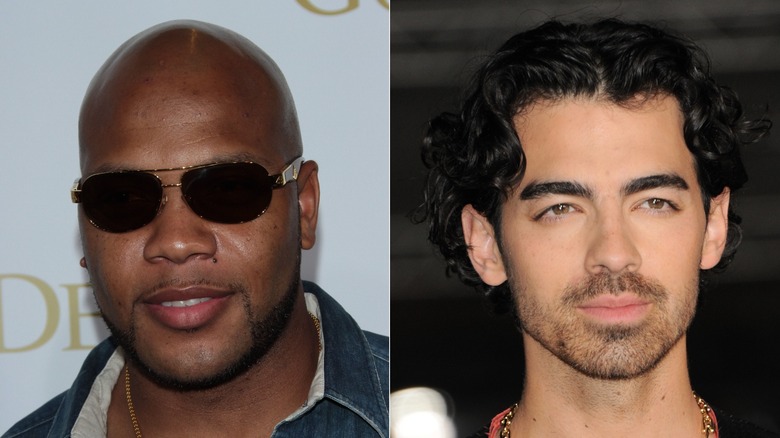 Split image of Flo Rida and Joe Jonas