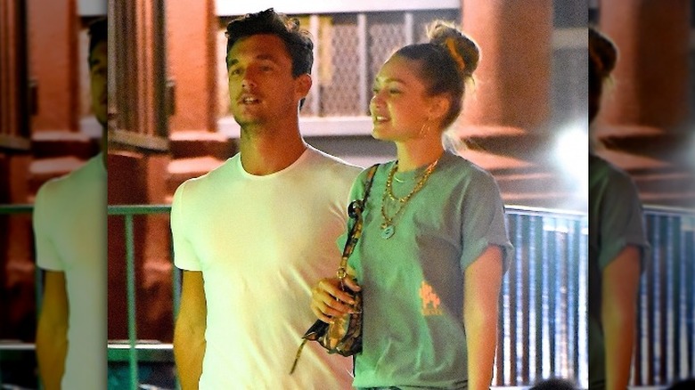 Tyler Cameron and Gigi Hadid pap photo