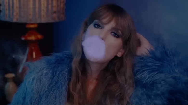 Taylor Swift in a "Midnights" music video