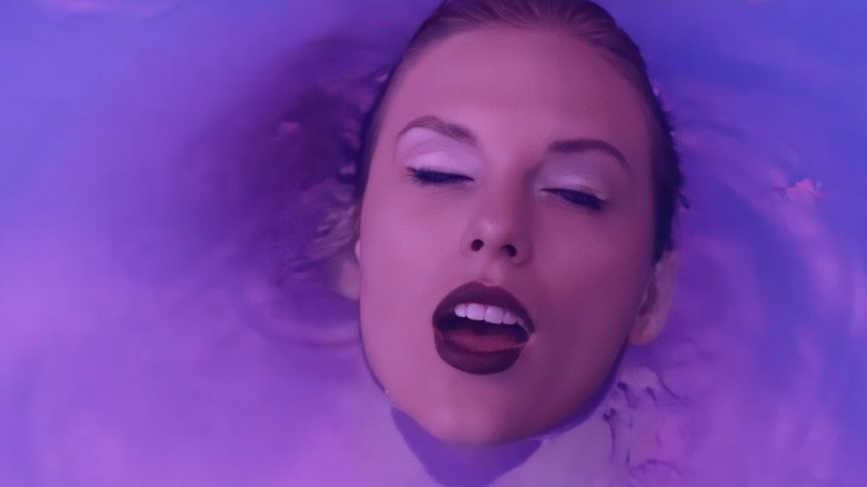 Taylor Swift in a "Midnights" music video