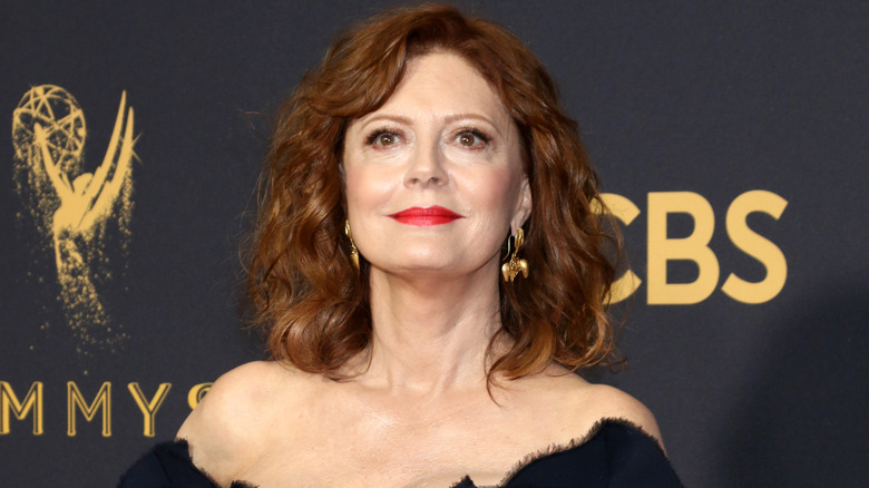 Susan Sarandon on the Grammys red carpet