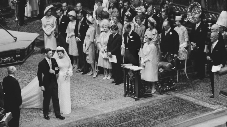 Princess Alexandra and Sir Angus Ogilvy getting married 