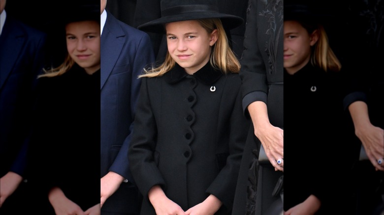 Princess Charlotte and Queen Elizabeth II's funeral