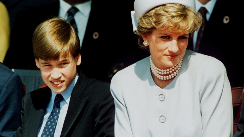 Prince William and Princess Diana 