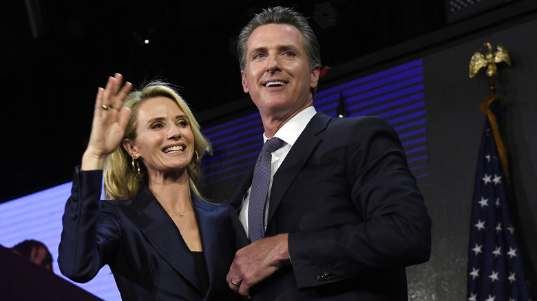 Jennifer Siebel and Gavin Newsom