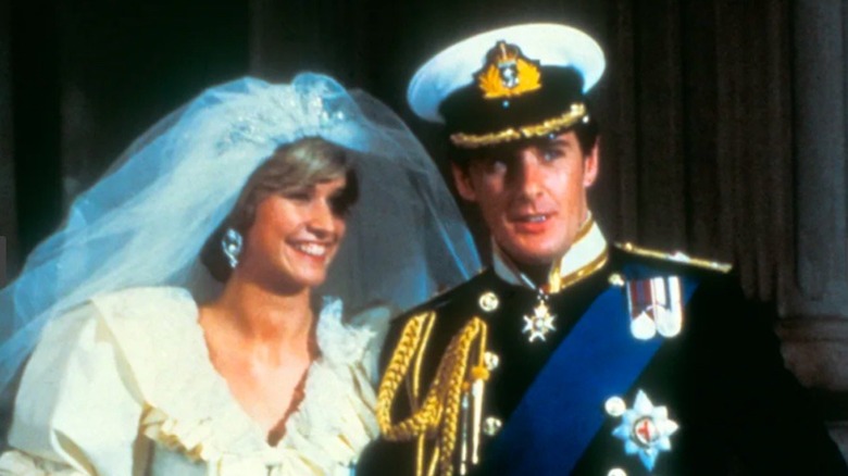 Caroline Bliss and David Robb in Charles & Diana: A Royal Love Story"