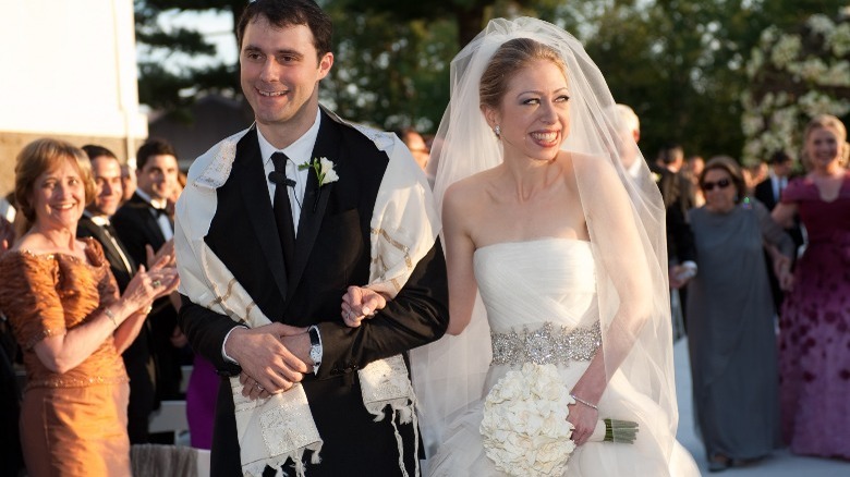 Chelsea Clinton on her wedding day