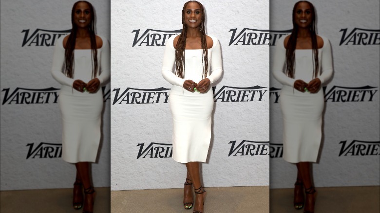 Issa Rae on the red carpet