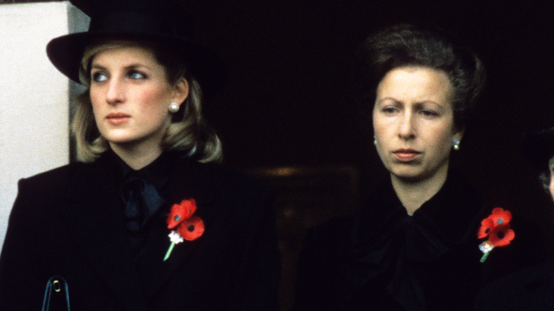 Princess Diana and Anne