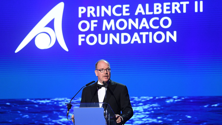 Prince Albert at Monte-Carlo Gala for the Global Ocean