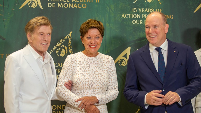 Robert Redford, Sibylle Szaggars, Prince Albert in 2021