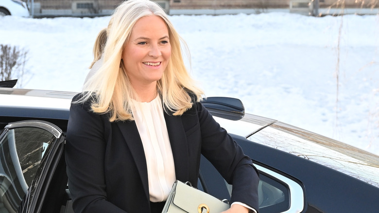 Princess Mette-Marit smiling