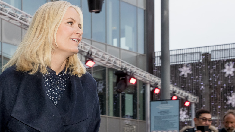 Princess Mette-Marit smiling