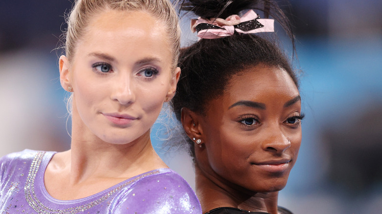 MyKayla Skinner and Simone Biles 