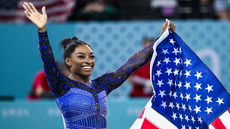 Simone Biles smiling