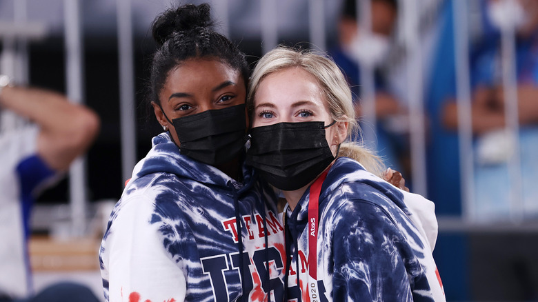 Simone Biles and MyKayla Skinner 