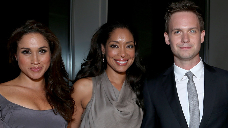 Meghan Markle, Gina Torres, Patrick J. Adams 