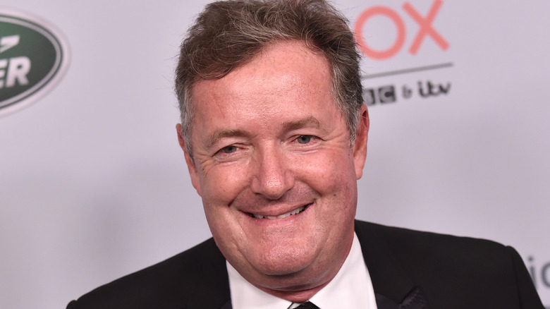 Piers Morgan smiling