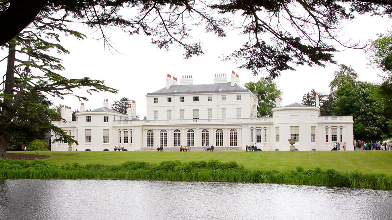 Frogmore House across pond