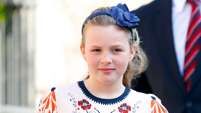 Mia Tindall in headband