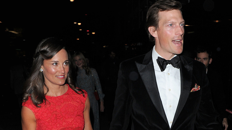 Pippa Middleton and Nico Jackson walking