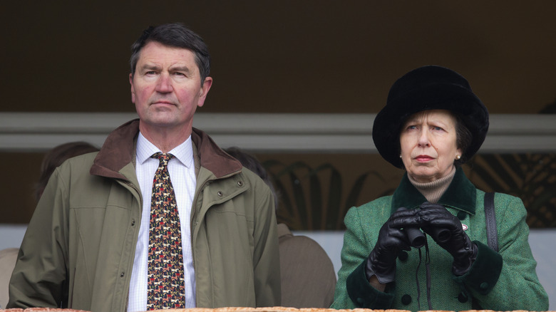 Princess Anne and Timothy Laurence at an event 