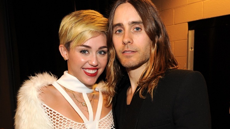 Miley Cyrus with Jared Leto