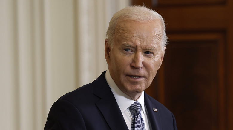 President Joe Biden during a speech