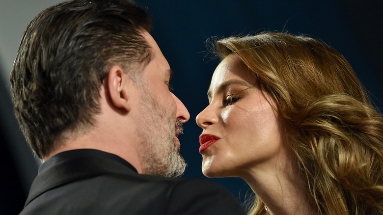 Sofia Vergara kissing Joe Manganiello 