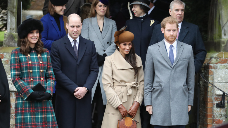 Prince Harry and Meghan Markle smiling