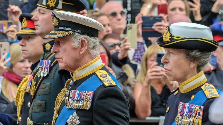 King Charles III and Princess Anne