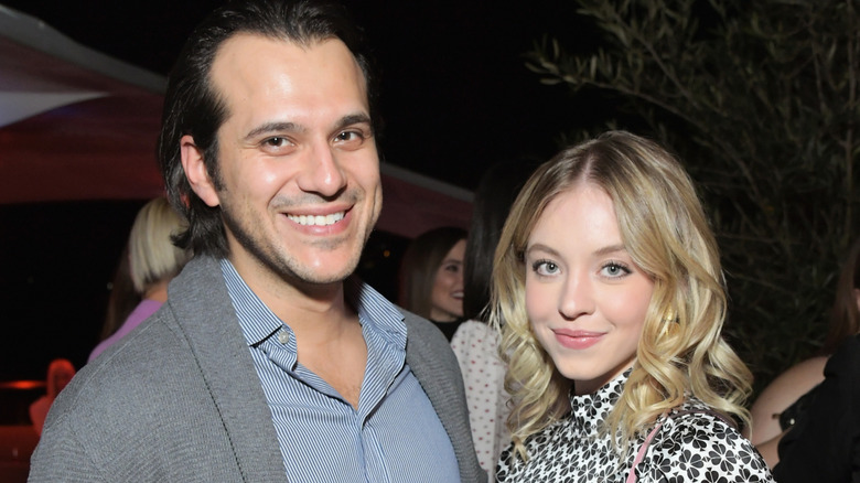 Sydney Sweeney and Jonathan Davino pose together in 2018