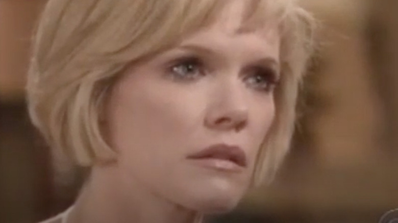 Maura West looking serious