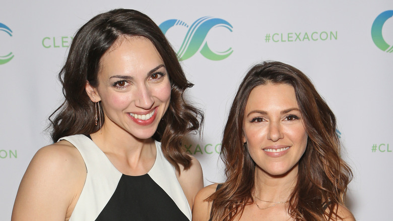 Eden Riegel and Elizabeth Hendrickson