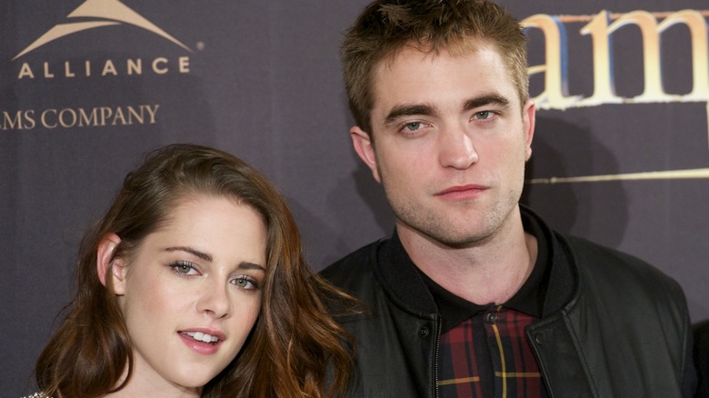 Kristen Stewart and Robert Pattinson on the red carpet