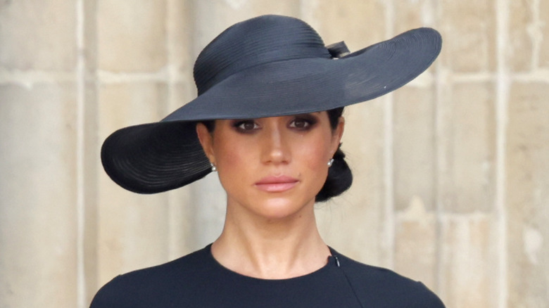Meghan Markle at the queen's funeral 