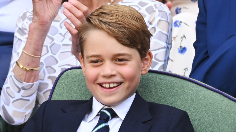 Prince George laughing