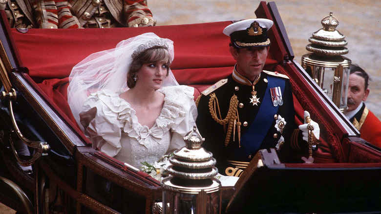 Diana and Charles' wedding day carriage