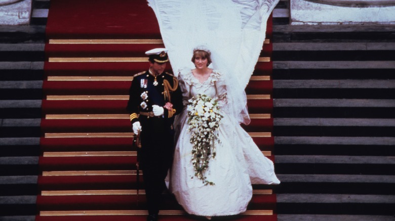 Princess Diana's wedding day