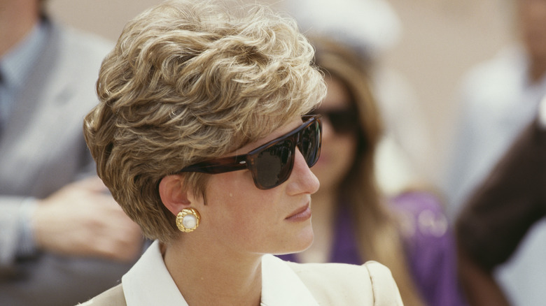 Princess Diana visiting Egypt