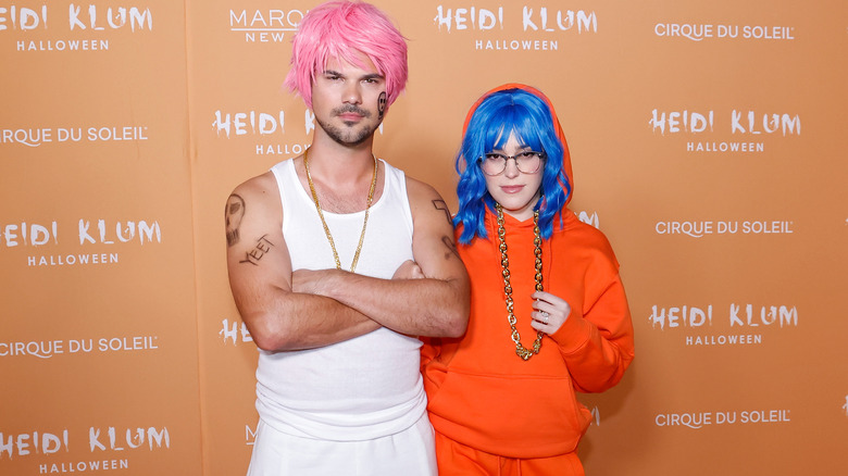 Taylor Lautner and Taylor Dome in costume