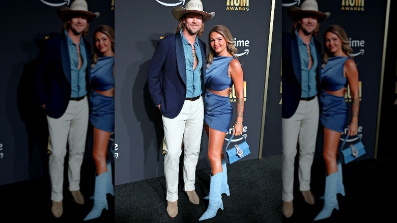 Brian and Brittney Kelley posing on the red carpet