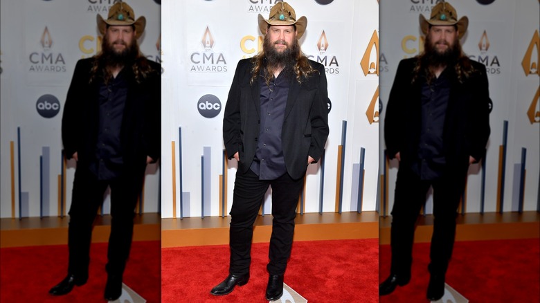 Chris Stapleton on the red carpet