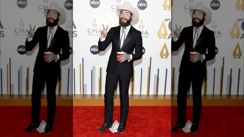 Post Malone on the red carpet