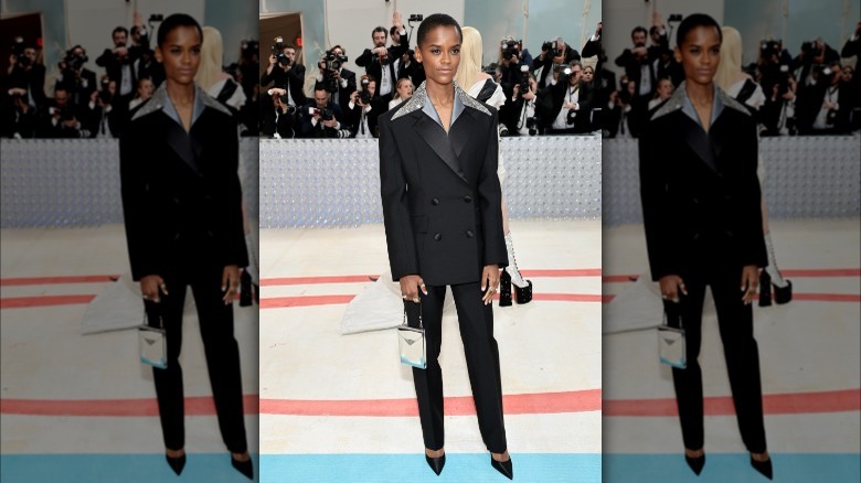 Letitia Wright at the met gala